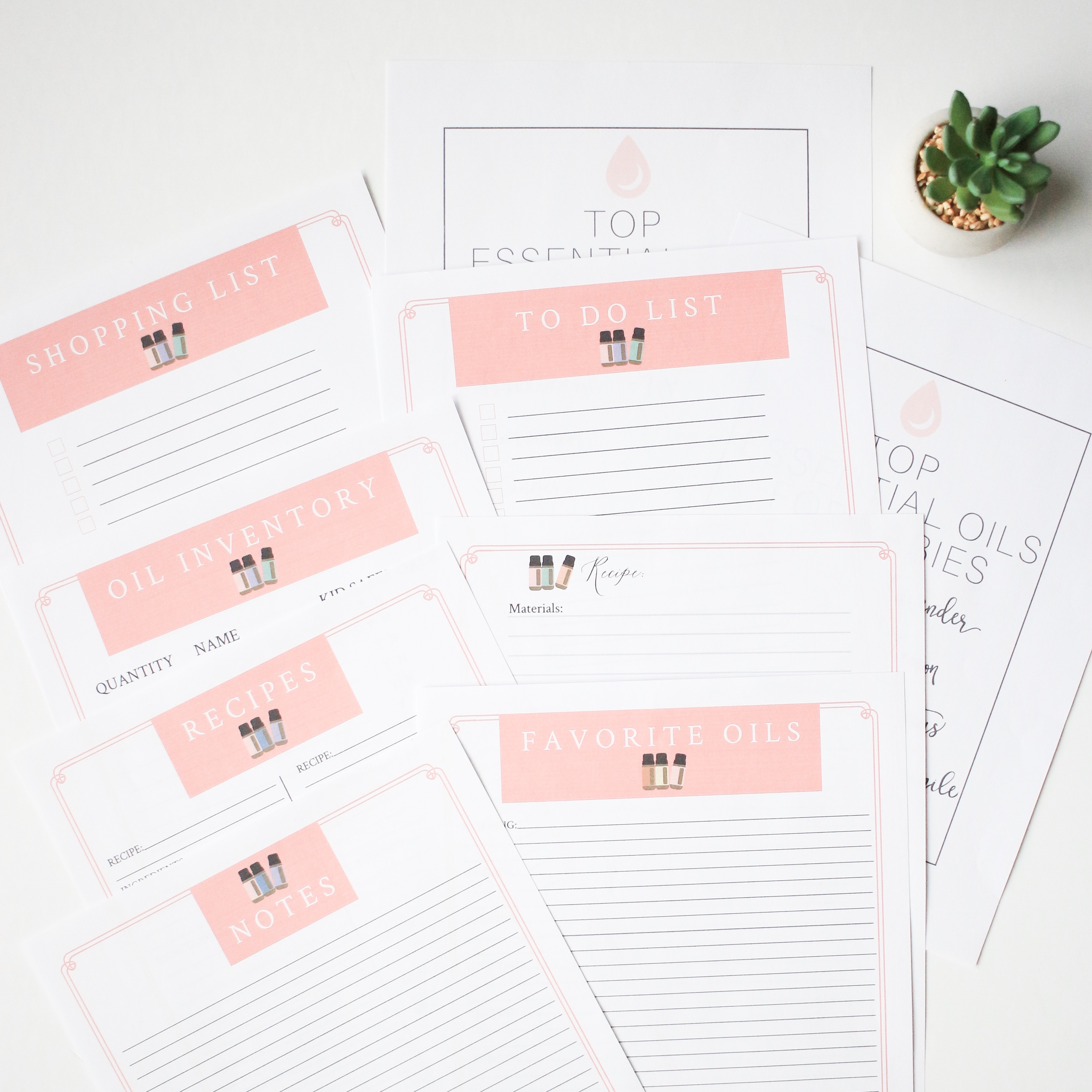 essential oil recipes printable pack - Simply Reeni