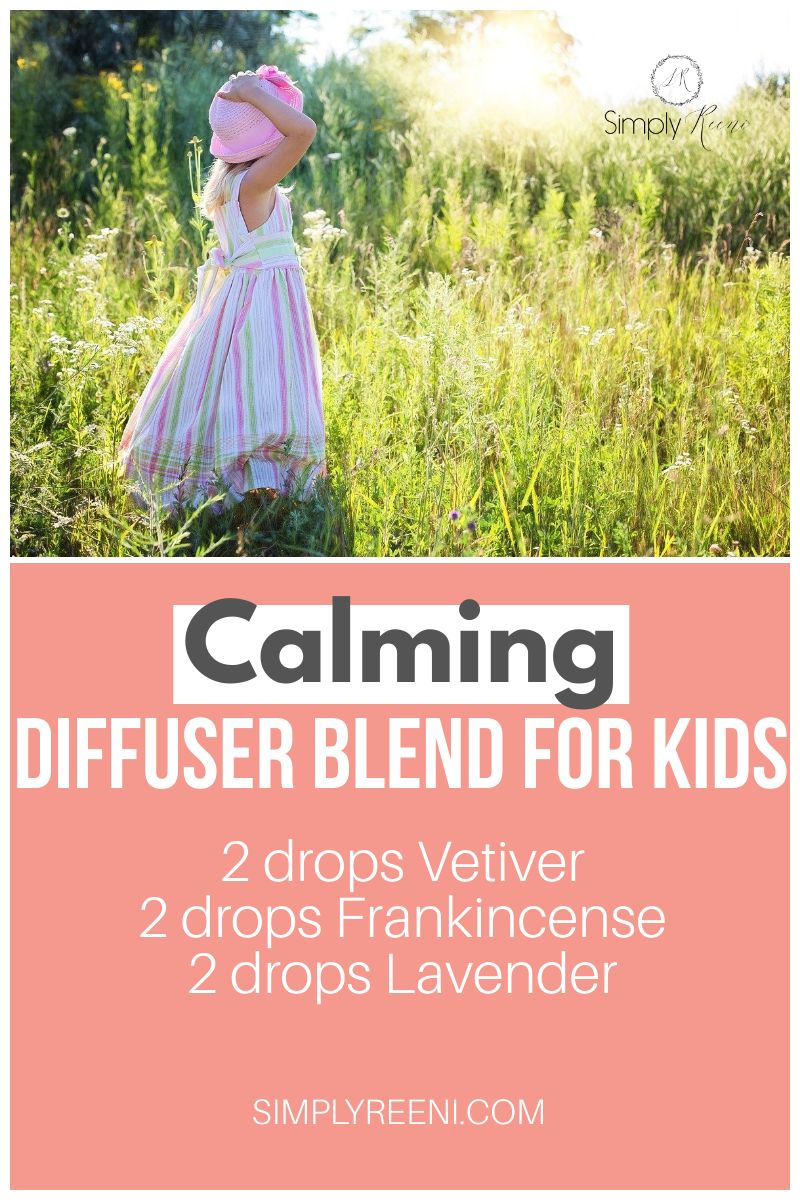 Essential Oil Calming Diffuser Blend for Kids