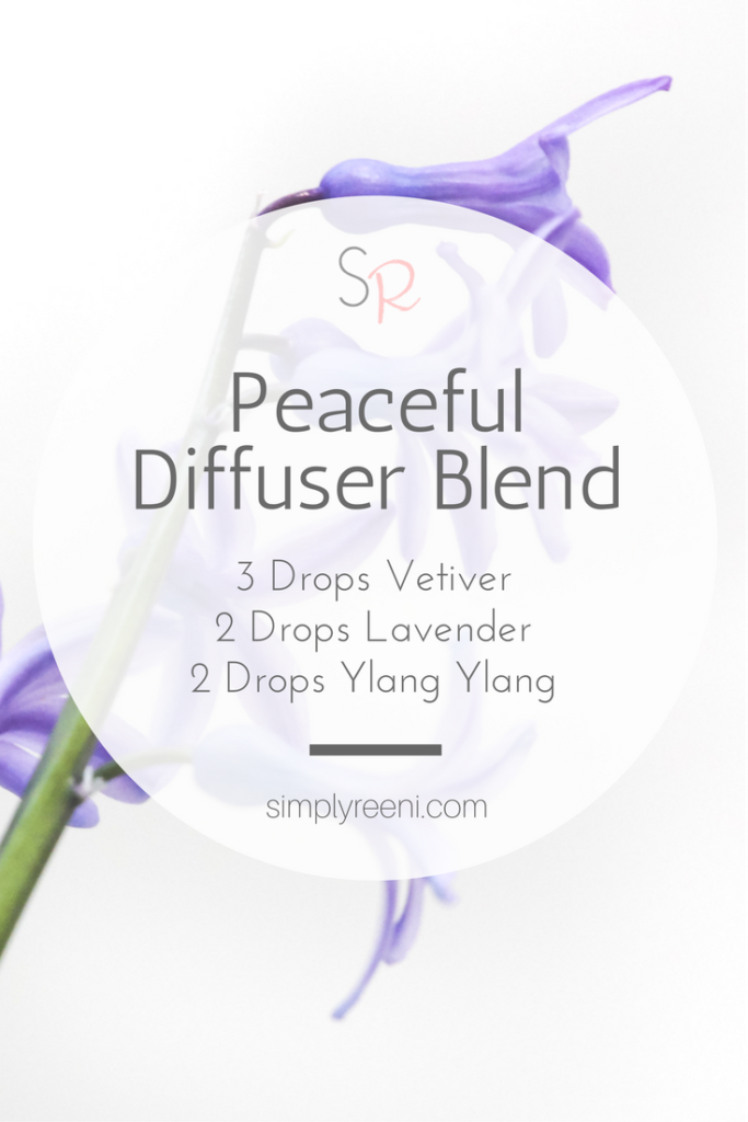 Peaceful essential oil diffuser blend