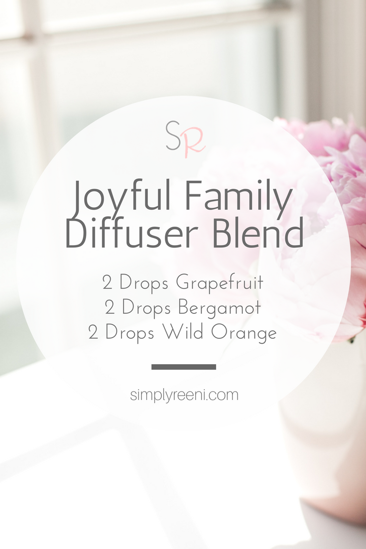 Joyful family diffuser blend