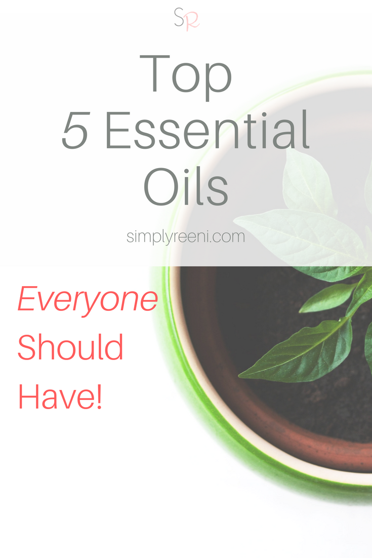 top 5 essential oils pin