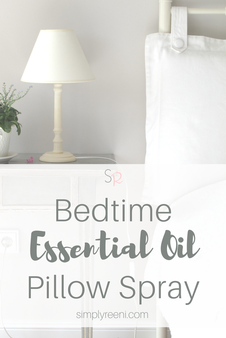 Bedtime Essential Oil Pillow Spray Recipe