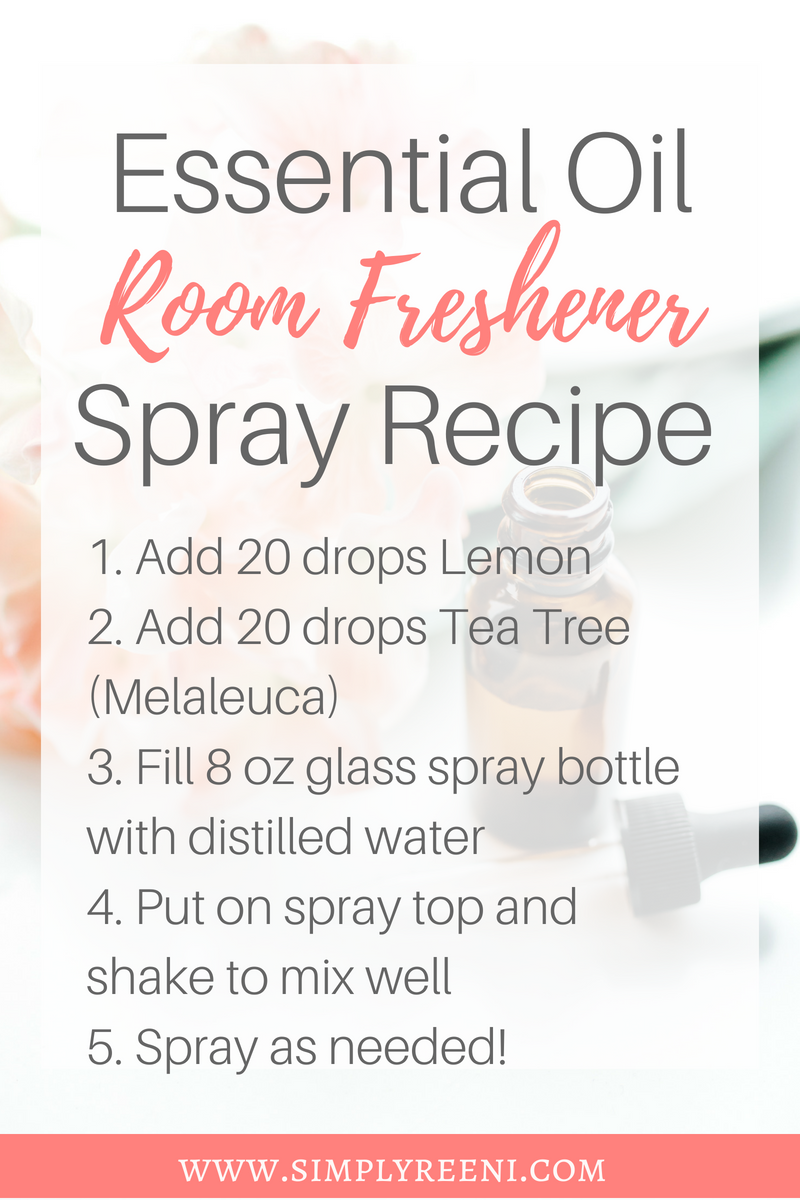 Essential Oil Room Freshener Spray Recipe