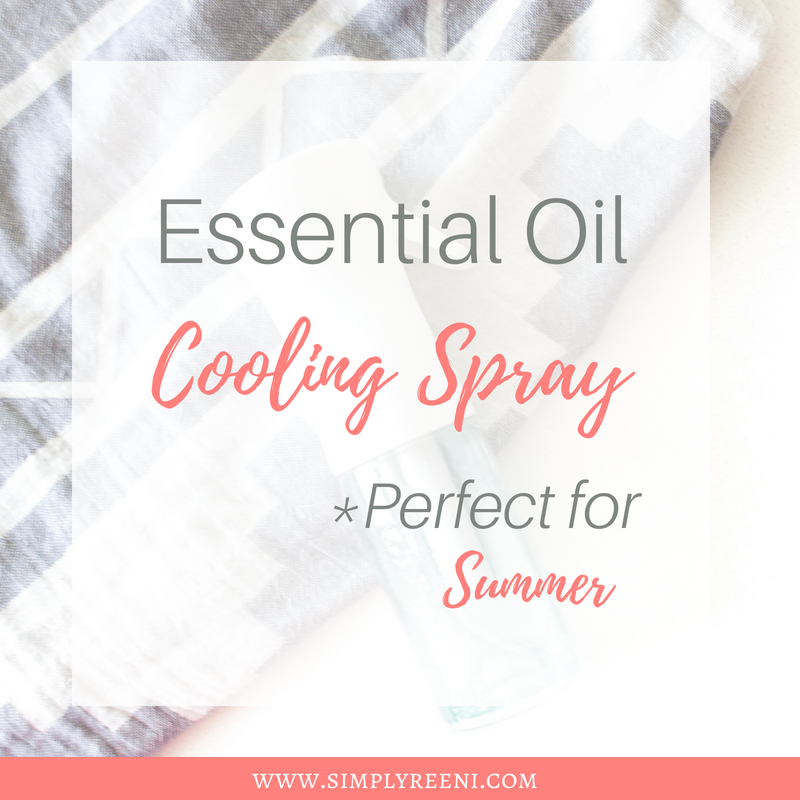 Essential Oil Cooling Spray for Summer