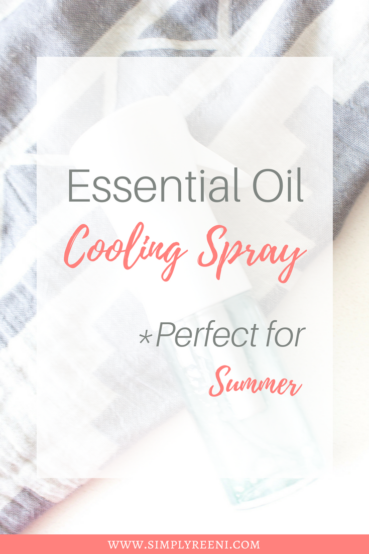 Essential oil cooling spray for summer