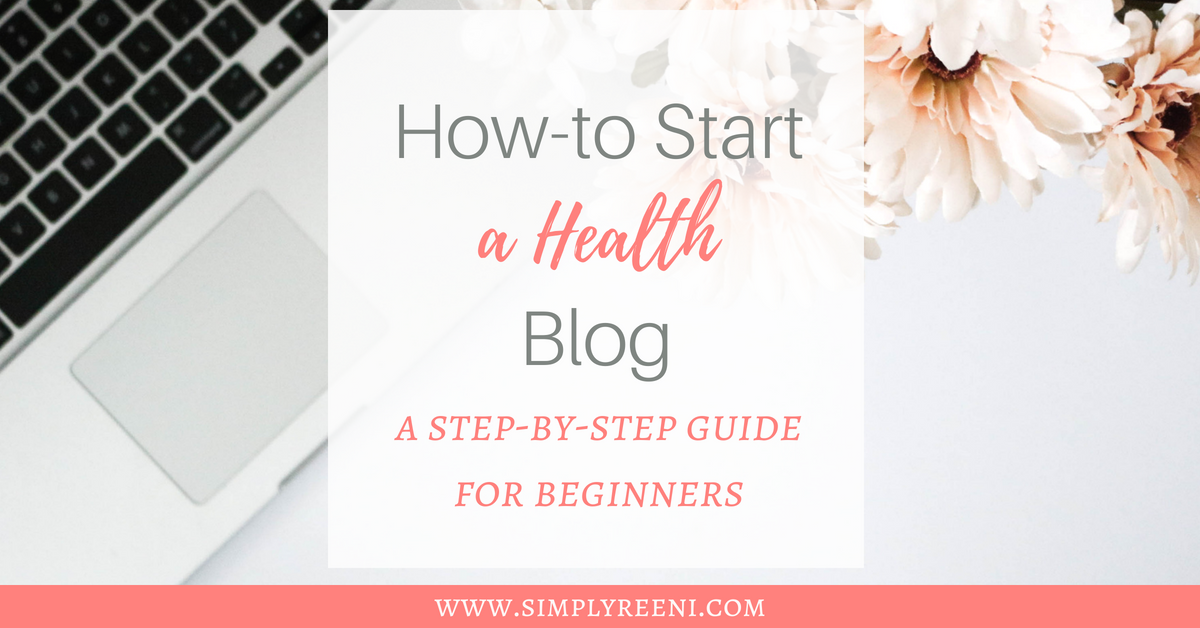 how to start a health blog social