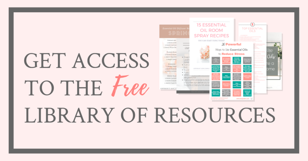 simply Reeni essential oil resource library