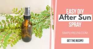 Easy DIY After Sun Spray