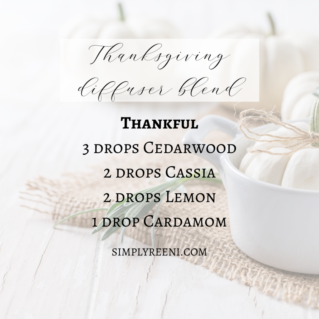 Thanksgiving Diffuser Blends